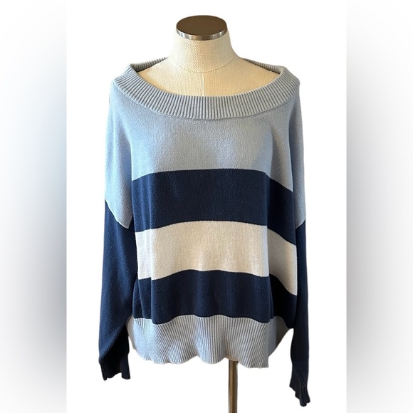 Lucky Brand Sweater Off Shoulder Size XXL - Picture 1 of 4
